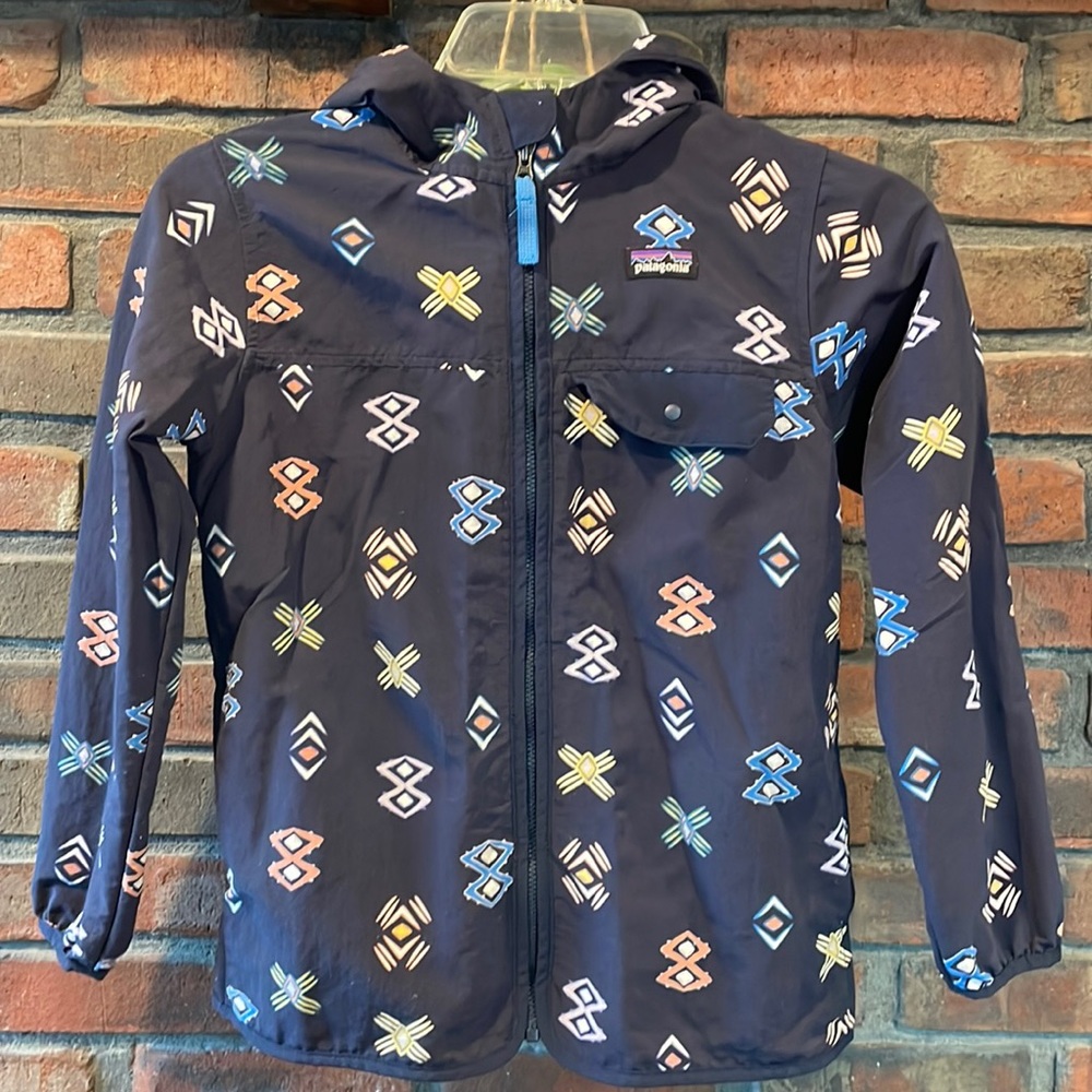 Girls Patagonia hooded Windbreaker